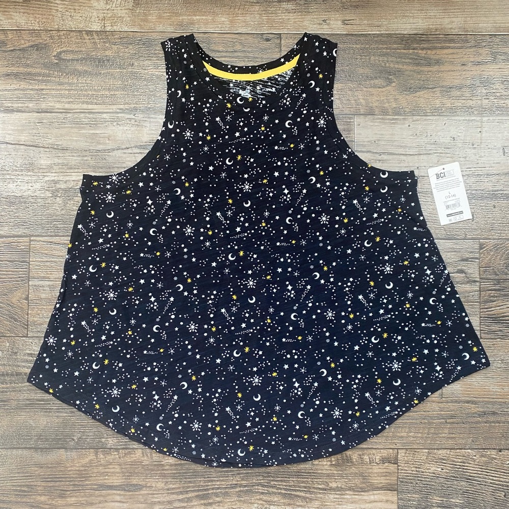 Brand New Tank Top with Moons & Stars